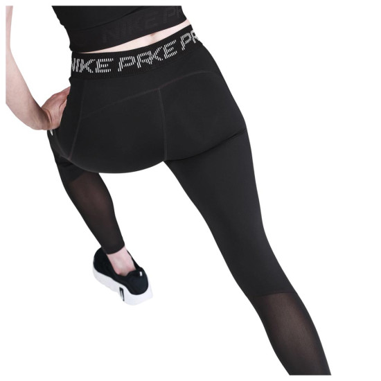 Nike Γυναικείο κολάν Pro Mid-Rise 7/8 Mesh-Panel Graphic Leggings